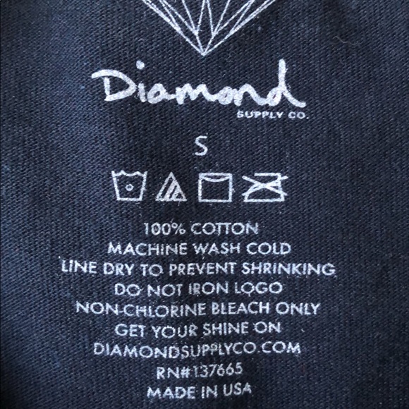 Diamond Supply Co. Navy Blue T-Shirt - Picture 6 of 6